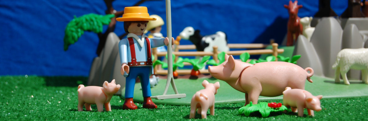 header-biowahrheit Playmobil: Bauer mit Schweinen
